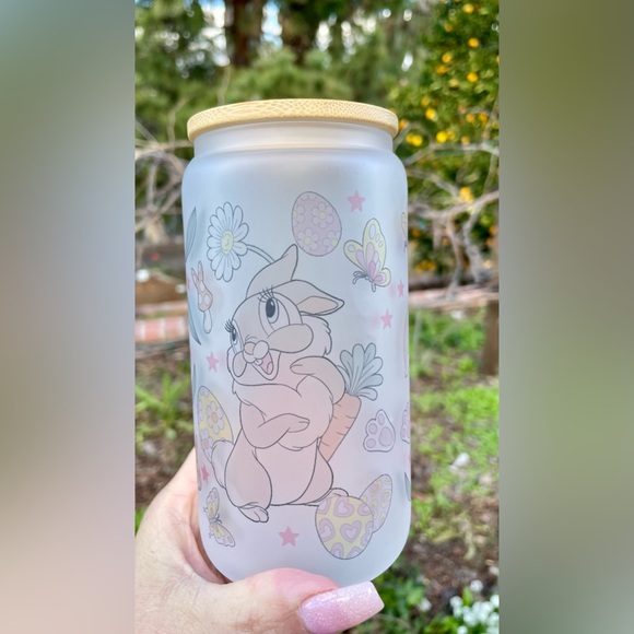 Thumper Bunny spring Libby can glass 16oz - Picture 5 of 5